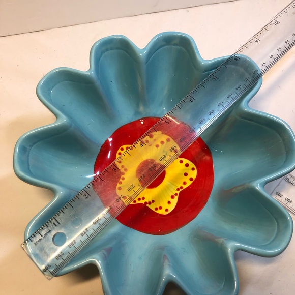 Unique Colourful Floral Serving Bowl 3 Bowls 8” to 4” - Picture 12 of 13